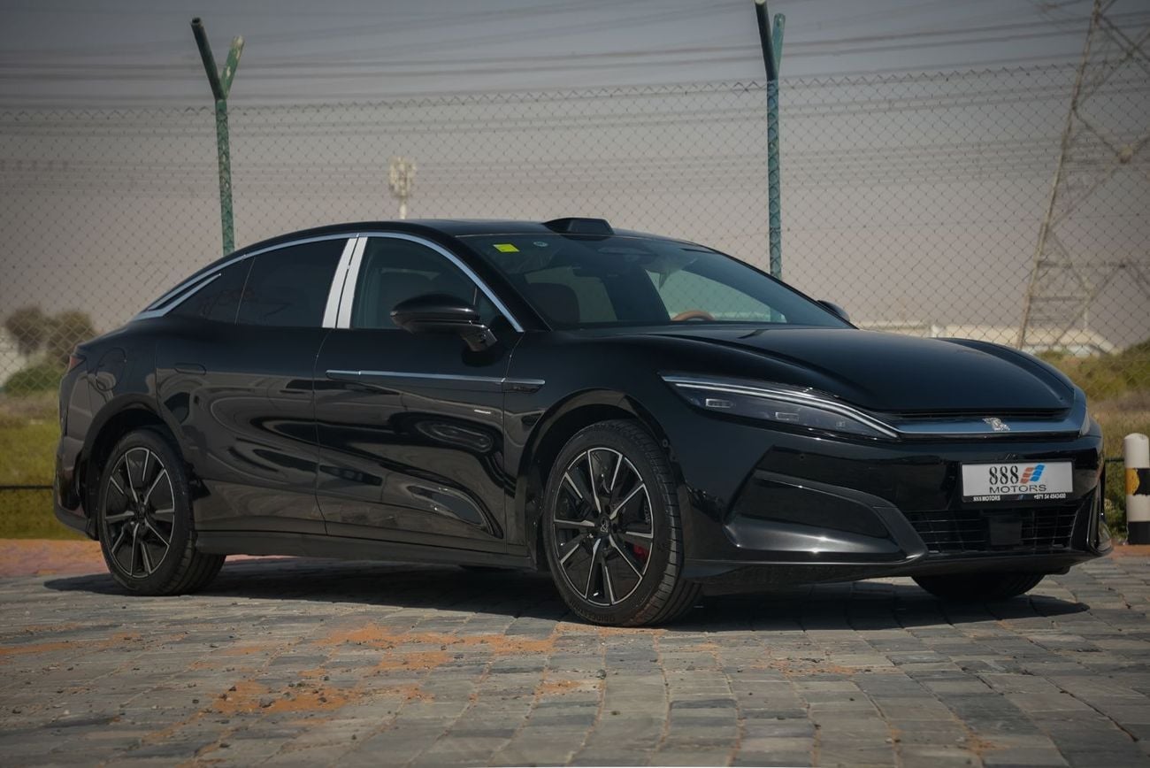 بي واي دي هان 2025 BYD Han L DM-i 200Km Flagship with LiDar Black in Tan 0Km