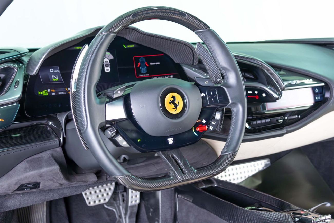 Ferrari SF90 Stradale Asseto Fiorano-Full Carbon Fiber Package-Racing Seats-4 Point Harnesses