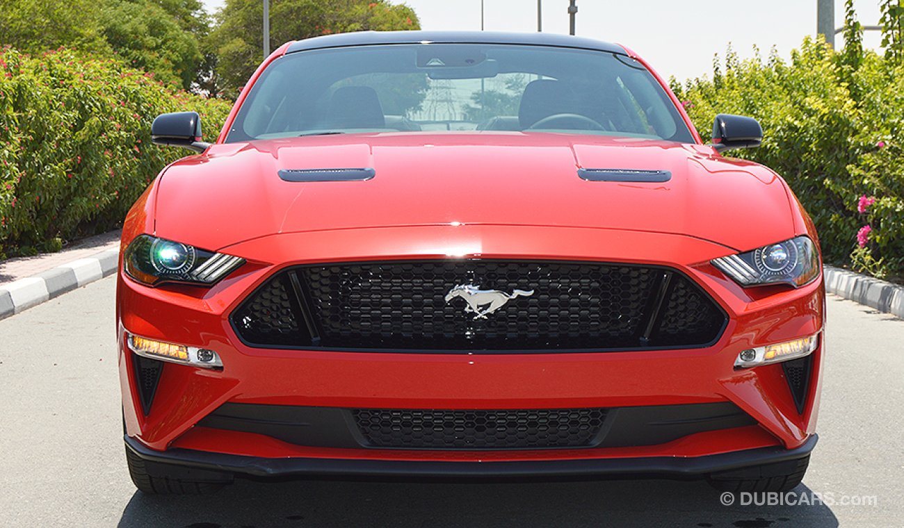 Ford Mustang 2019 GT Premium 5.0 V8 GCC, DIGITAL CLUSTER, 0km w/ 3Yrs or 100K km WTY + 60K km Service at Al Tayer