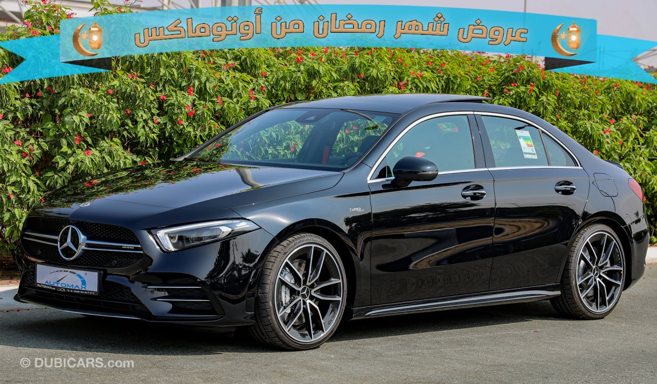 مرسيدس بنز A 35 AMG 2021  Turbo,4MATIC  ,GCC 0km w/2 Yrs Unlimited Mileage Warranty+3 Yrs Service @ EMC