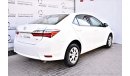 Toyota Corolla 1.6L SE 2018 GCC SPECS DEALER WARRANTY