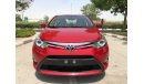 Toyota Yaris FULL SERVICE HISTORY- 2015 - GCC SPECS - AL FUTTAIM -