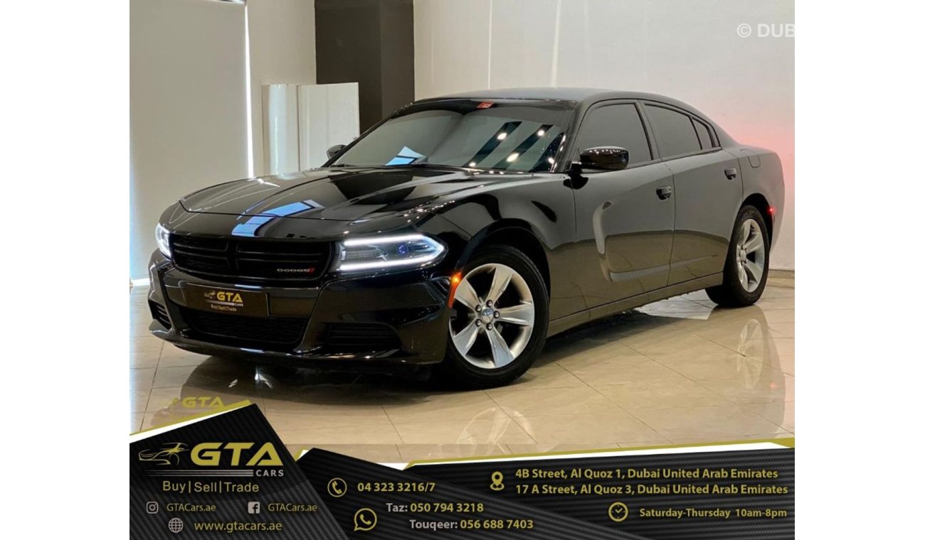 Dodge Charger 2018 Dodge Charger SXT, Dodge Warranty-Service Contract, GCC