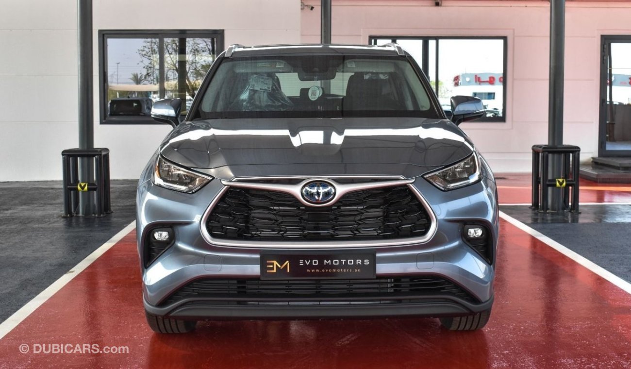 تويوتا هايلاندر Toyota Highlander 2.5L GLE, Hybrid, 2023 Light Blue