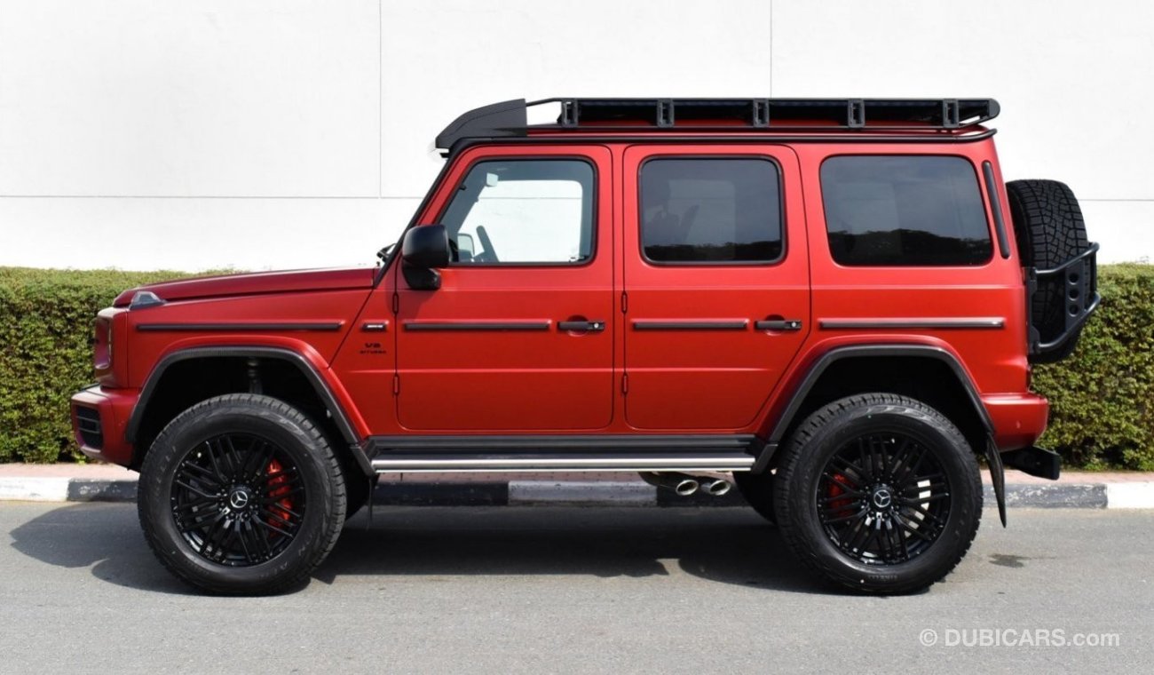 مرسيدس بنز G 63 AMG 4X4² BRAND NEW MERCEDES - BENZ G63 4X4 SQUARED 2023 RED MATE COLOR