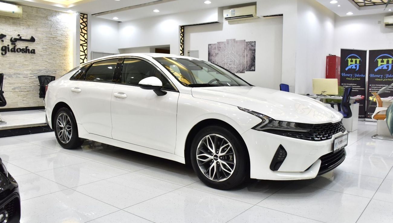 Kia K5 EXCELLENT DEAL for our KIA K5 ( 2023 Model ) in White Color GCC Specs