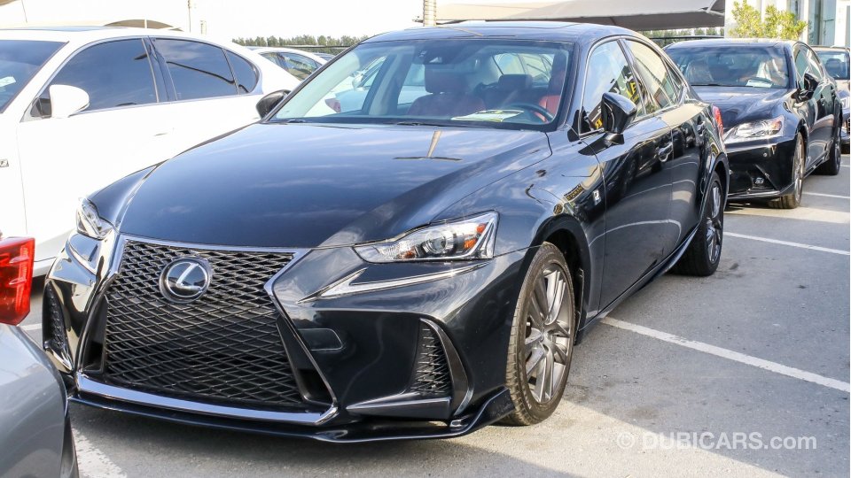 Lexus IS 300 for sale AED 110,000. Black, 2018
