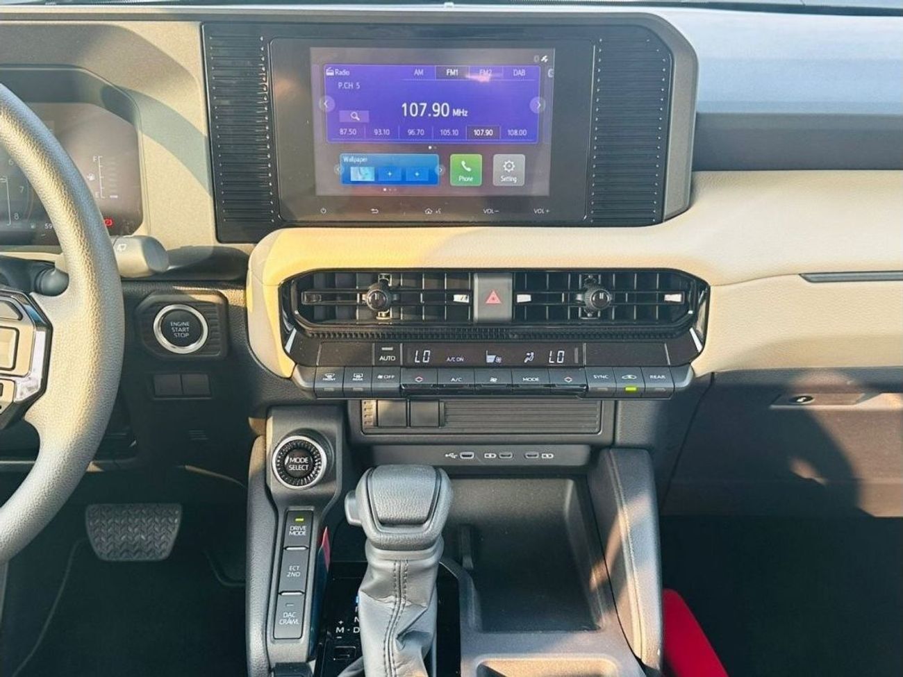 تويوتا برادو 2.4L TXR, KEYLESS ENTRY, PUSH START, ALLOY WHEELS. MONITOR, MODEL 2024