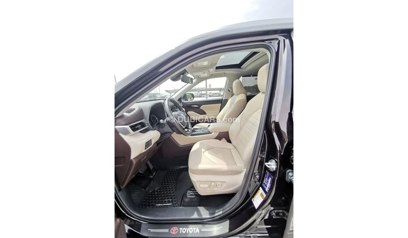 تويوتا هايلاندر Toyota Highlander XLE ( Hybrid  ) - 2021 - Dark Brown