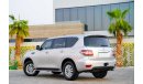 Nissan Patrol 2,114 P.M (4 Years) |  0% Downpayment |  Immaculate Condition!