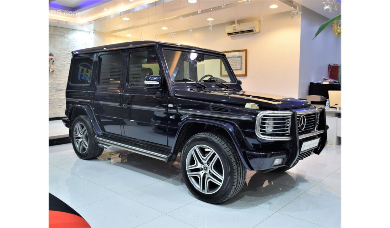 مرسيدس بنز G 500 EXCELLENT DEAL for our Mercedes Benz G500 ( 2002 Model! ) in Blue Color! GCC Specs