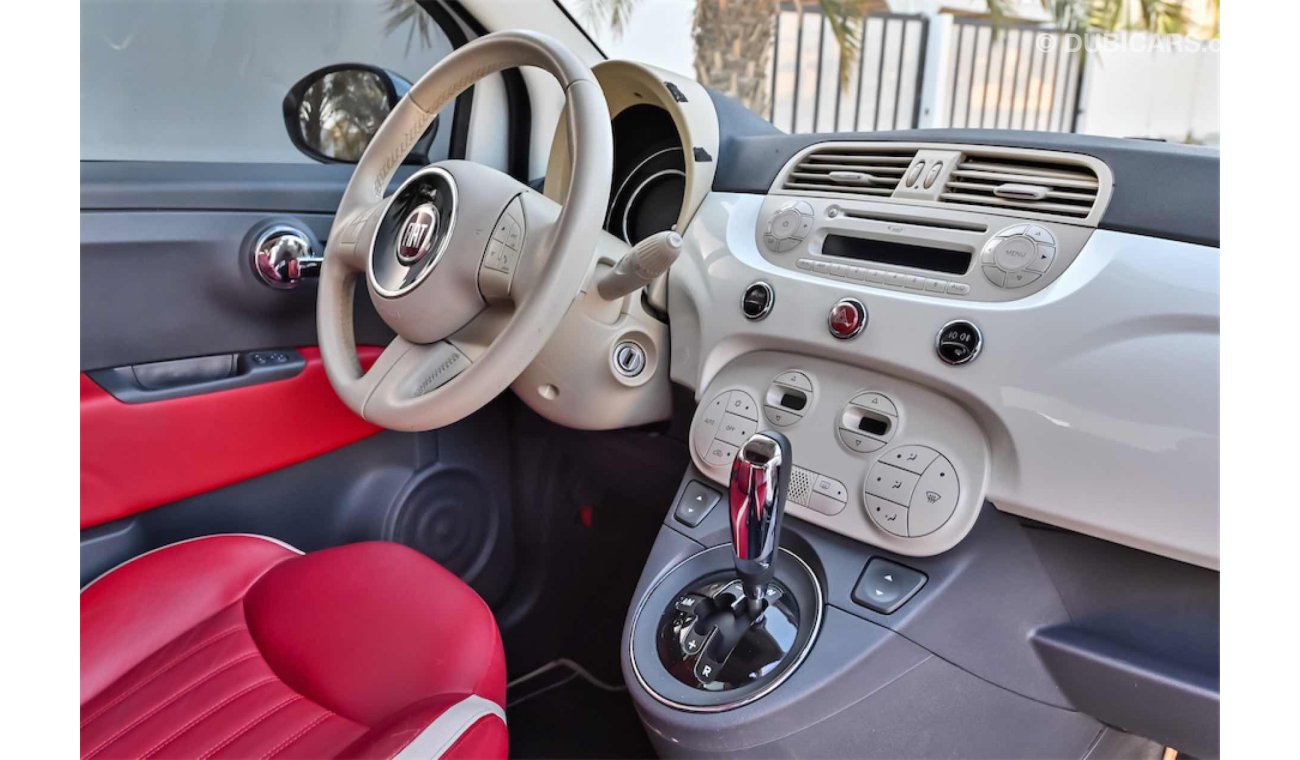Fiat 500 | 764 P.M | 0% Downpayment | Full Option | Excellent Condition!