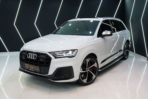 Audi SQ7 Carbon Fiber Interior, Bang & Olufsen Audio, Side Steps, Al Nabooda Full Service History!!
