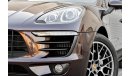 Porsche Macan S | 2,820 P.M | 0% Downpayment | Impeccable Condition!