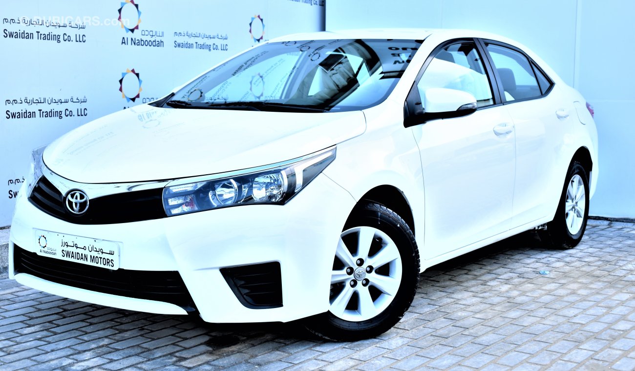 Toyota Corolla 2.0L SE 2016 MODEL WITH DEALER WARRANTY STARTING FROM. 39,900 DHS