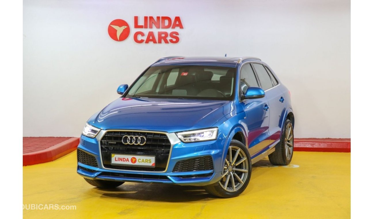 أودي Q3 Audi Q3 S-Line 40 TFSI 2018 GCC under Warranty with Zero Down-Payment.