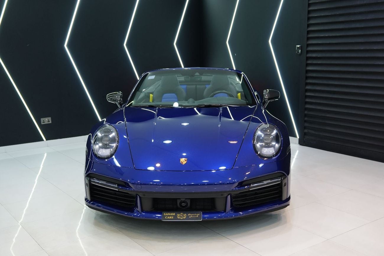 Porsche 911 Turbo S 3.8L (640 HP) Convertible Lift System, Ceramic Brakes, Carbon Interior, Al Nabooda Warranty