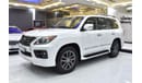 Lexus LX 570 EXCELLENT DEAL for our Lexus LX570 S ( 2014 Model ) in White Color GCC Specs