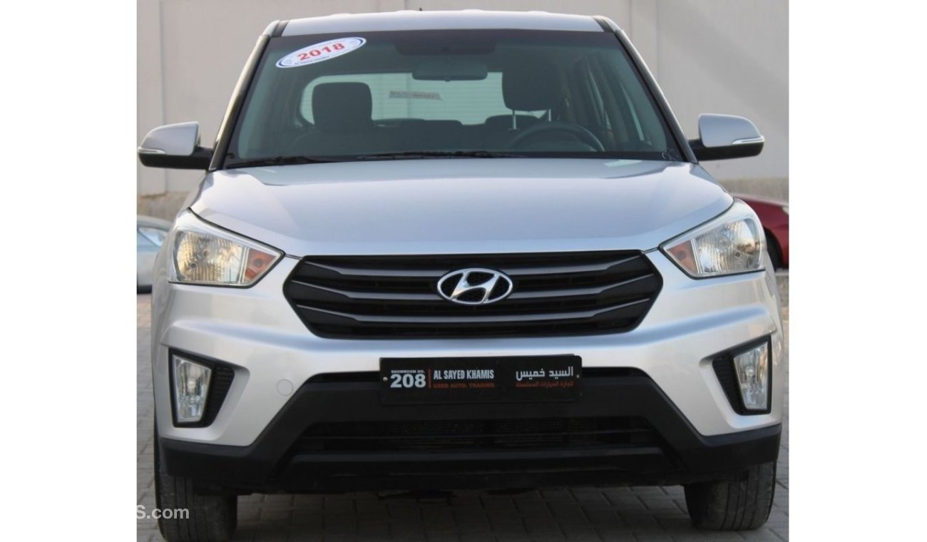 Hyundai Creta S S S Hyundai Creta 2018 GCC in excellent condition, without accidents, without paint