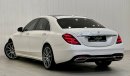 مرسيدس بنز S 450 Std 2019 Mercedes Benz S450 AMG, Warranty, Full Service History, Full Options, GCC