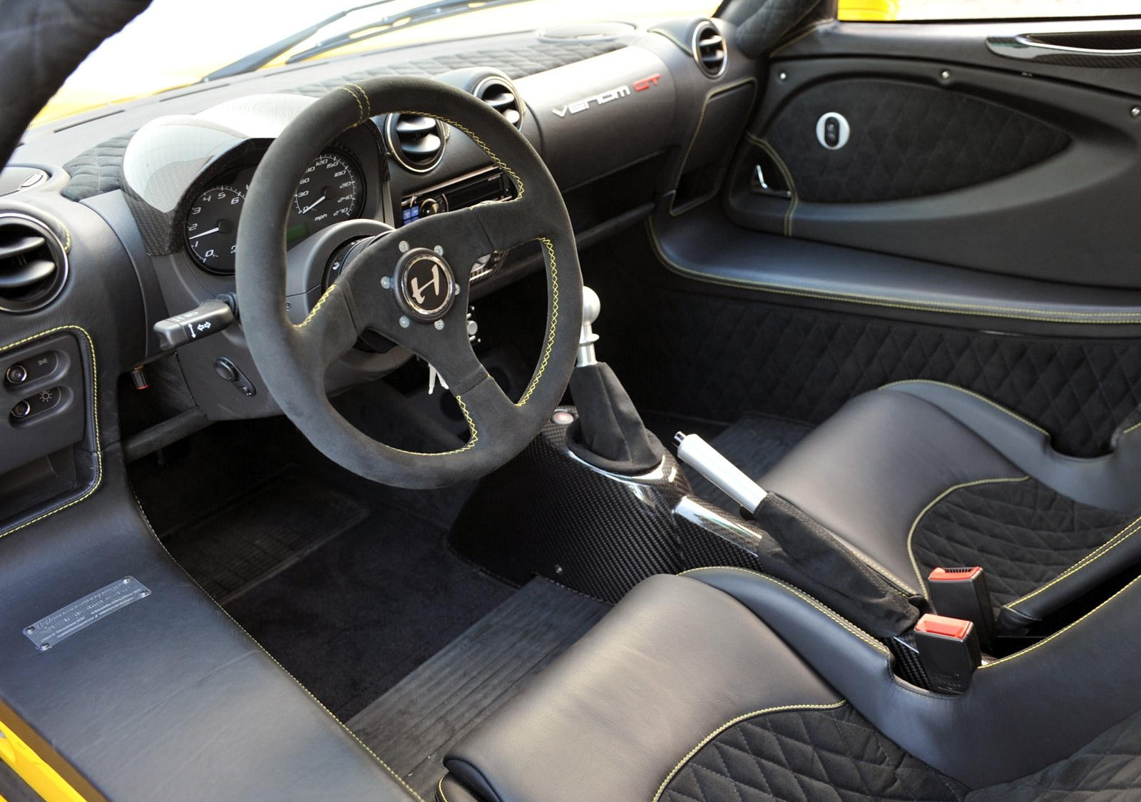 Hennessy Venom GT interior - Cockpit