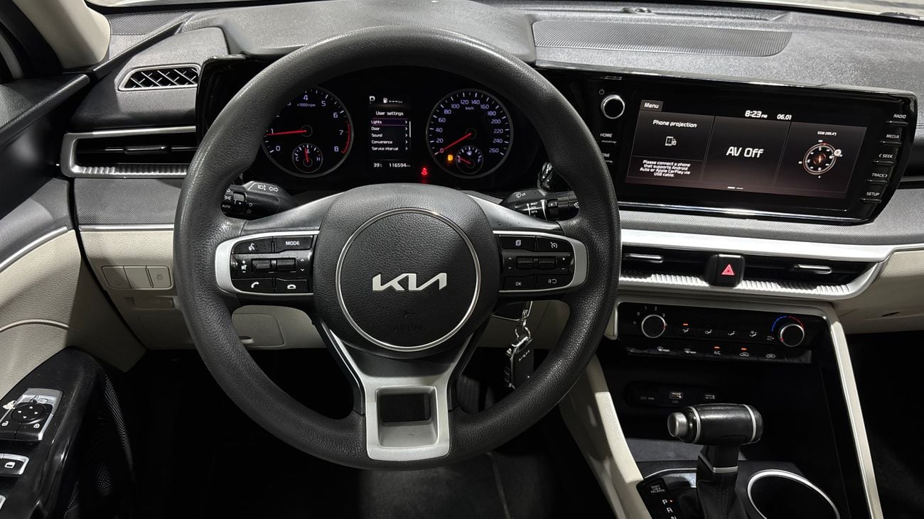 كيا K5 2023 LX | AED 768/Month | 0 DP | 30 Day Return | Warranty | Service History