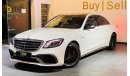 Mercedes-Benz S 63 AMG 2018 Mercedes S-63 AMG, Mercedes Warranty, Full Service History, GCC, Low Kms