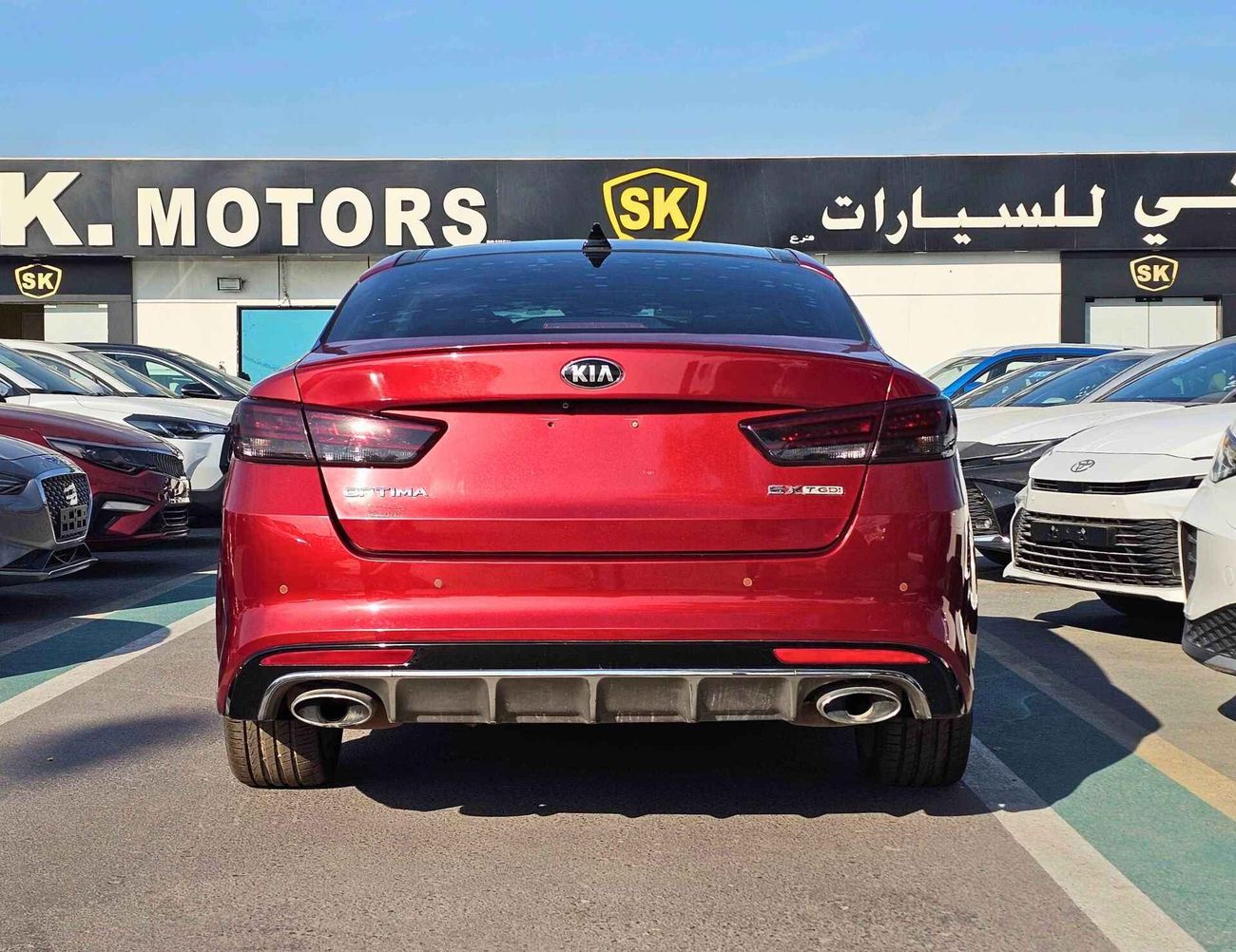 كيا أوبتيما SX/FULL OPTION/TURBO 2.0L V4 / EXPORT ONLY/LOT#14401
