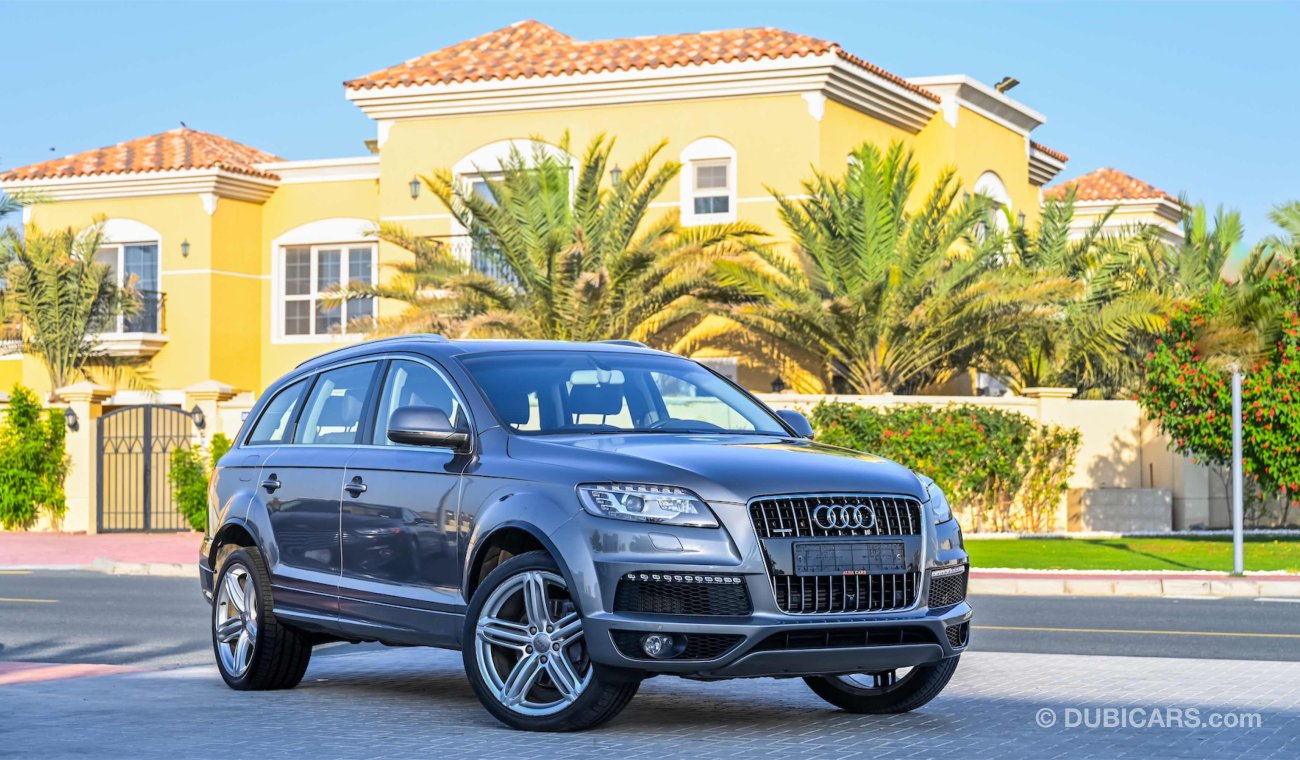 Audi Q7 S Line | AED 1,547 Per Month | 0% DP | Immaculate Condition