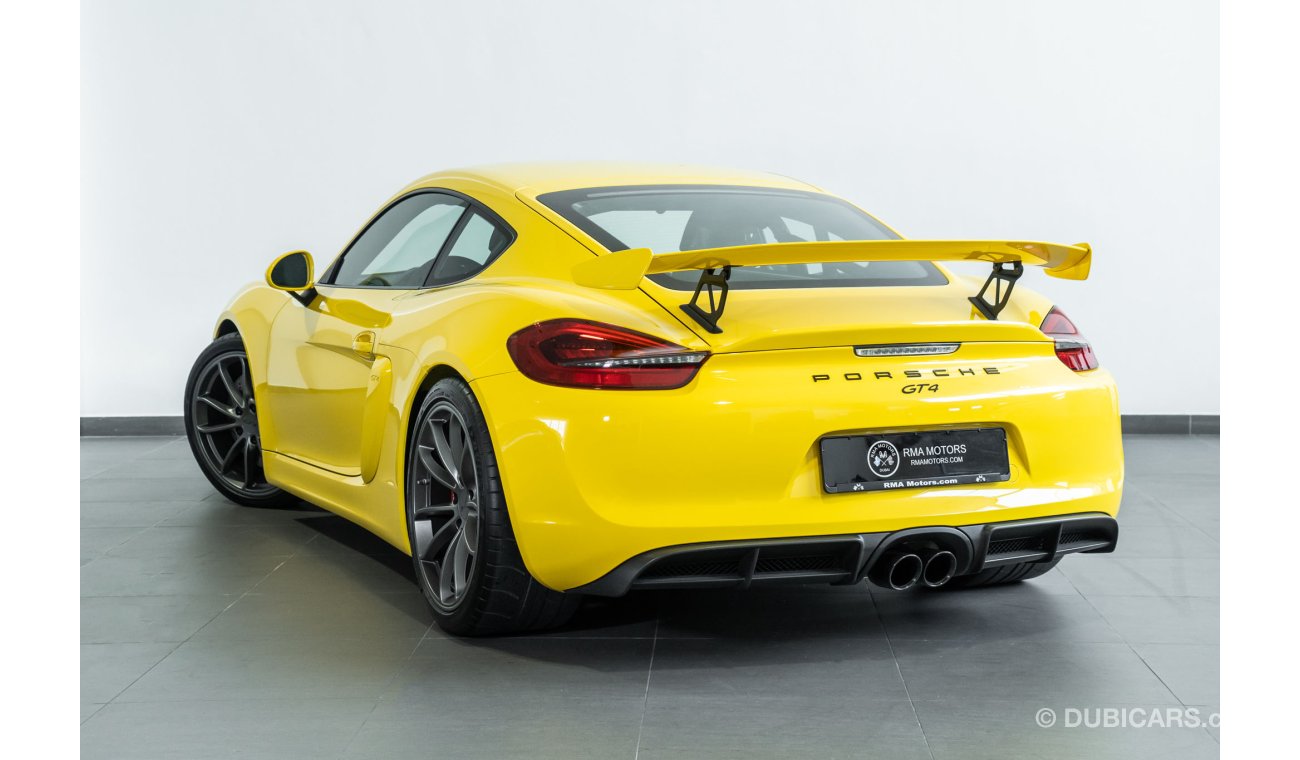 بورش كايمان جي تي ٤ 2016 Porsche Cayman GT4 Full Option Clubsport / Full Porsche Service History & Extended Porsche Warr