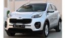 Kia Sportage Kia Sportage 2018, GCC No. 1 Full Option, in excellent condition, without accidents, very clean from