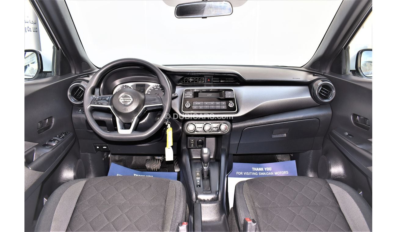 Nissan Kicks AED 799 PM | 1.6L S GCC DEALER WARRANTY