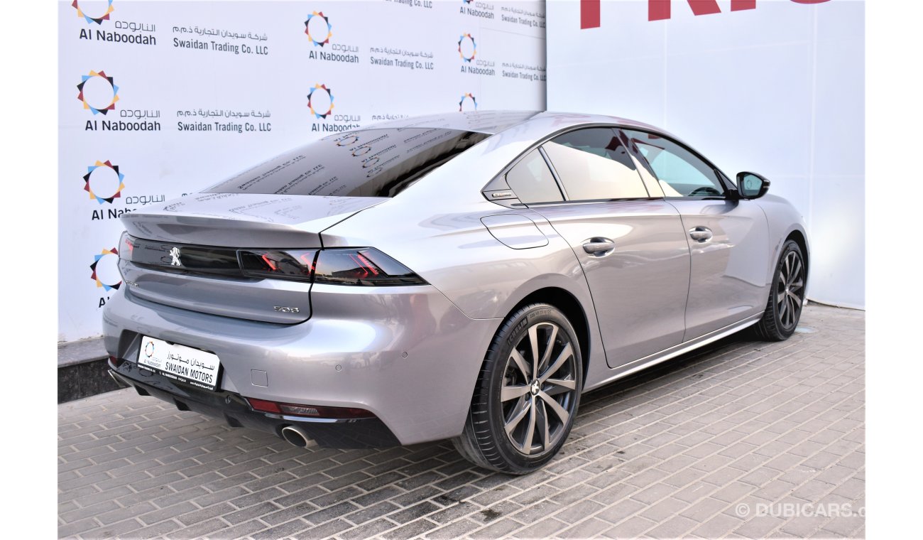 بيجو 508 1.6L GT LINE DEMO 2019 GCC AGENCY WARRANTY UP TO 2024 OR 100000KM