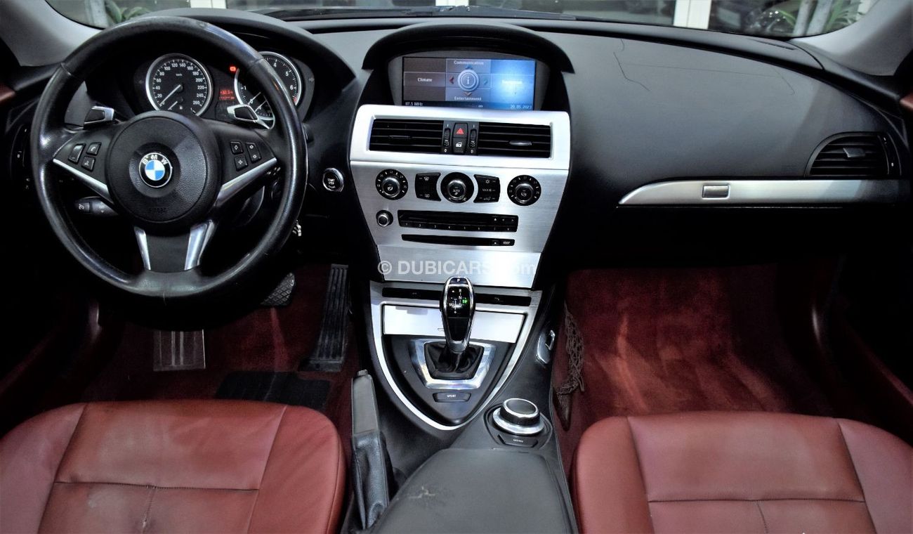 BMW 650i EXCELLENT DEAL for our BMW 650i ( 2008 Model ) in Black Color GCC Specs