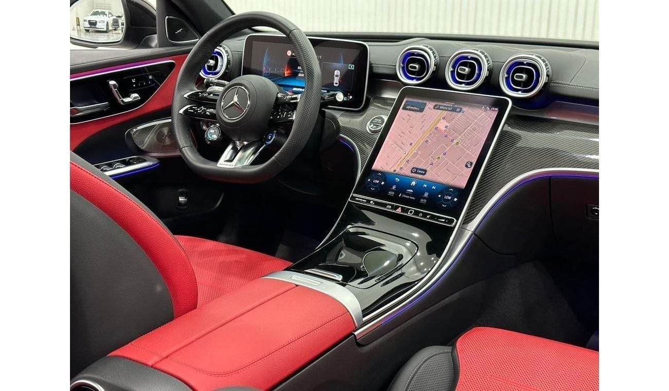 مرسيدس بنز سي 43 ايه ام جي 2.0L 2023 Mercedes Benz C43 AMG 4MATIC, May 2028 Mercedes Warranty, May 2025 Mercedes Service Pack,