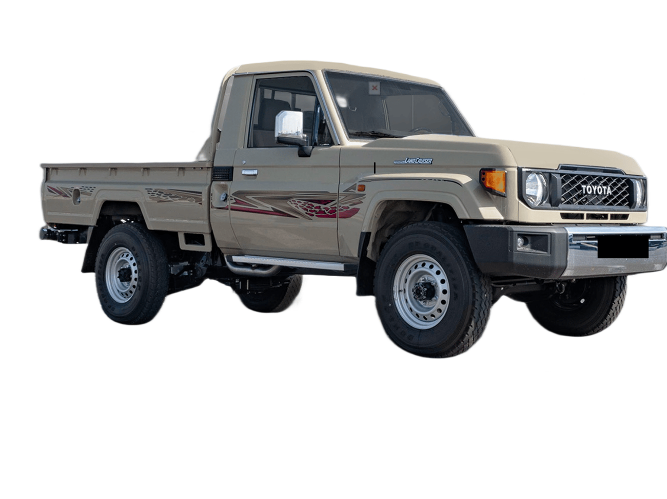 Toyota Land Cruiser Pick Up ECTKSA006 – 2025 Toyota LC79 Single Cab Pick Up - 2.8L Diesel Auto - Mid - Beige with Beige Interior