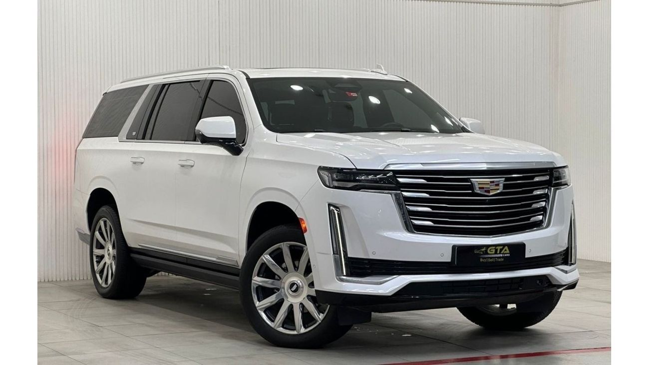 كاديلاك إسكالاد بلاتينوم بريميوم لاكجري 2022 Cadillac Escalade 600 Platinum, Feb 2028 Cadillac Warranty + Service Pa