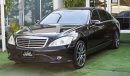Mercedes-Benz S 550 Imported 2008, black color, number one, leather, panorama, leather, electric chair, suction doors, s