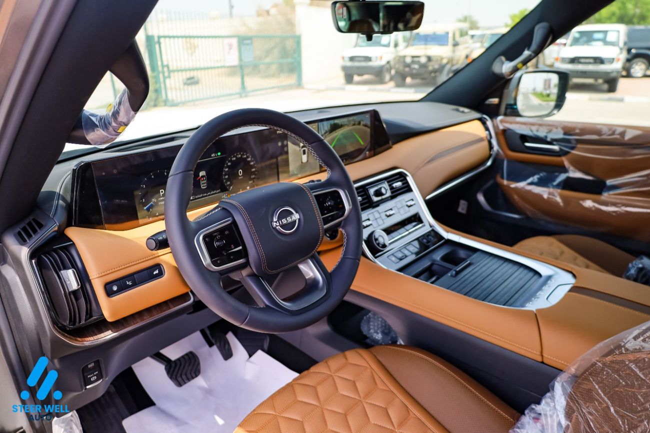 Nissan Patrol LE PLATINUM CITY 2026 GCC 3.5 Twin Turbo | TAN interior | AWD | 9AT | 8 Seater SUV | Export Only