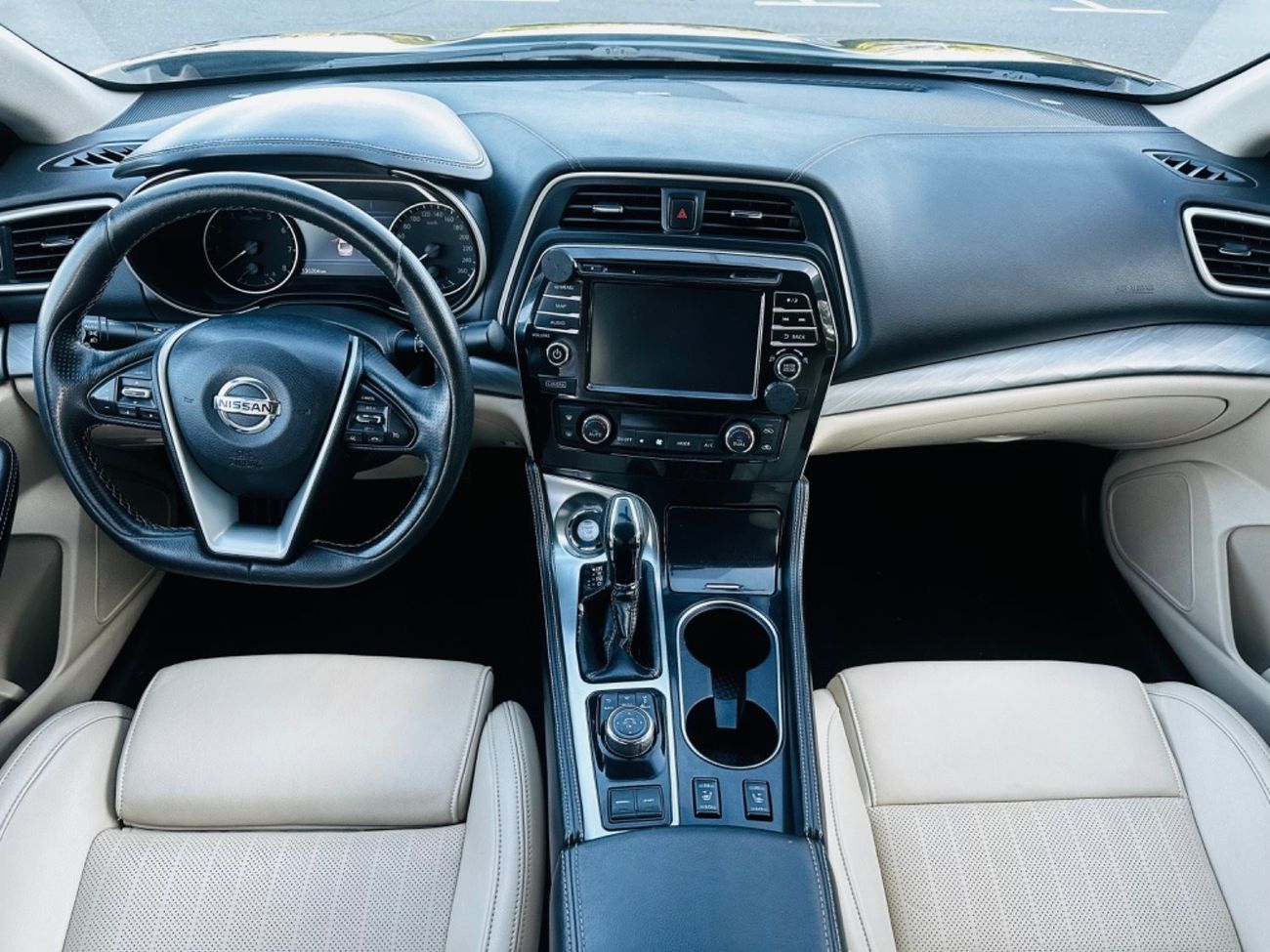 نيسان ماكسيما SV موديل 2016 خليجي فل مواصفات كراسي جلد وبانوراما ومثبت سرعه وتحكم كهربي كامل