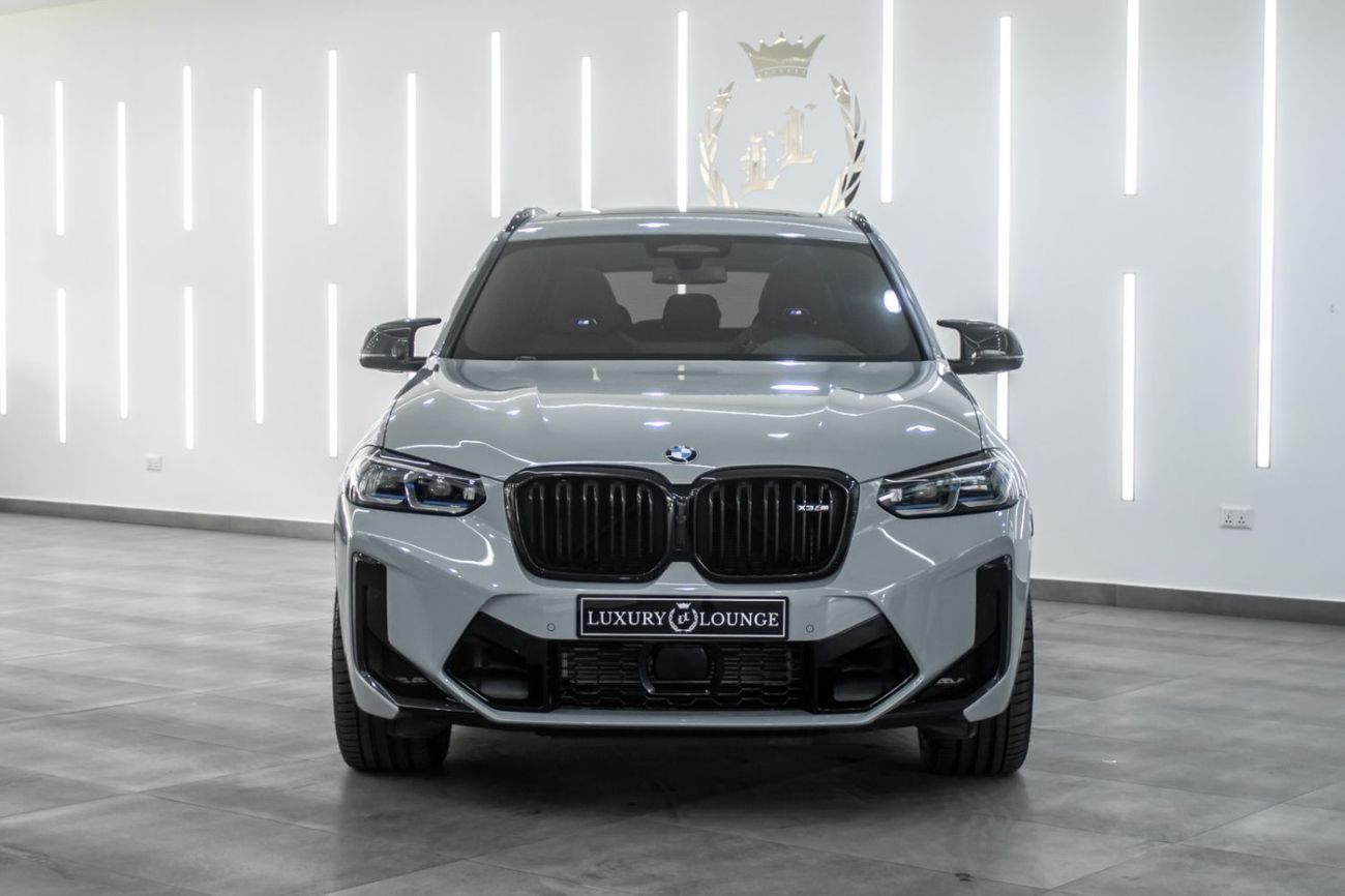 BMW X3M Competition 4.4L BMW X3M COMPETITION 2022 | GCC SPEC | NARDO GREY | RED INTERIOR | WARRANTY  SERVICE