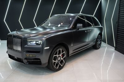 Rolls Royce Cullinan BLACK BADGE 2022 Rolls-Royce Cullinan Black Badge, Rear Entertainment, Bespoke Audio, Starlight, GCC Specs!!