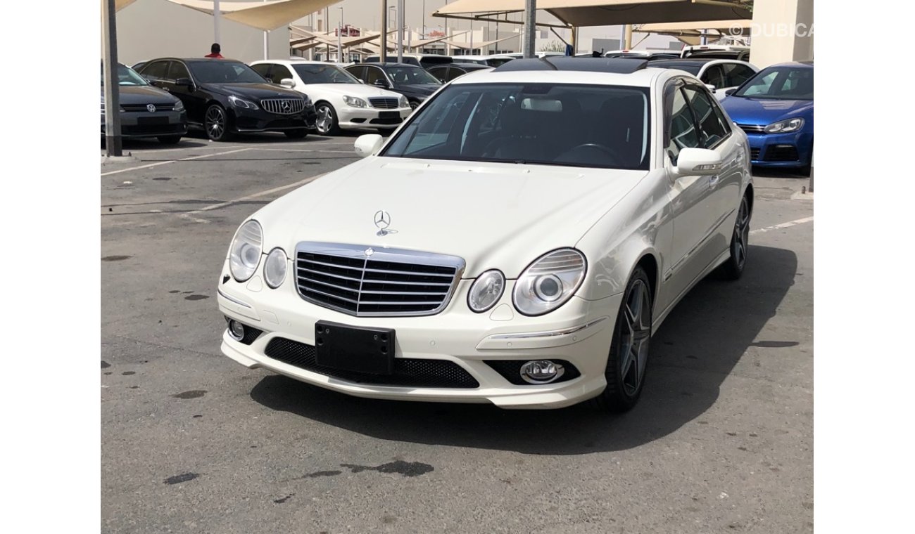 مرسيدس بنز E 500 موديل 2009 وارد اليابان حاله ممتازه من الداخل والخارج فل مواصفات كراسي جلد ومثبت سرعه وتحكم كهربي كا