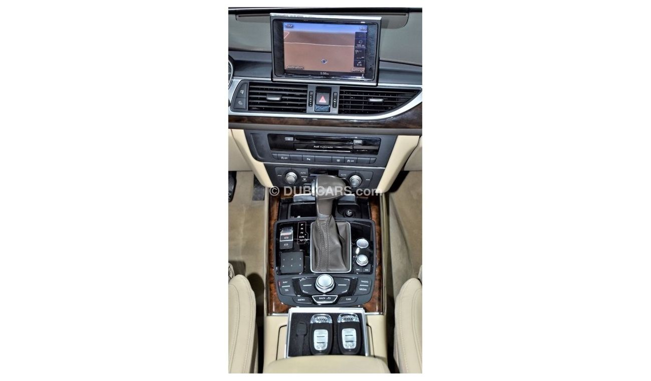 Audi A6 EXCELLENT DEAL for our Audi A6 S-Line 50TFSi QUATTRO ( 2015 Model ) in Brown / Beige Color GCC Specs