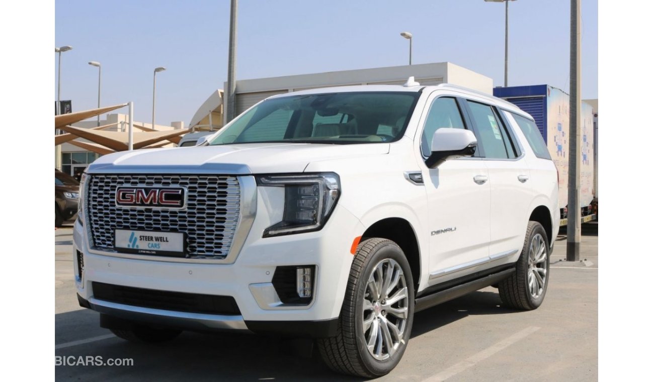 GMC Yukon 2021 | BRAND NEW YUKON DENELI V8 FULL OPTION WITH GCC SPECS AND EXCELLENT CONDITION