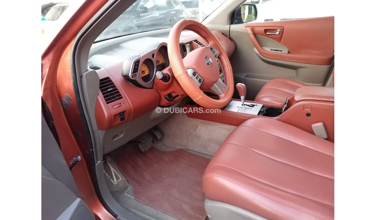 Nissan Murano Model 2008 Gulf Orange color number one Leather alloy wheels sensors in excellent condition, you do