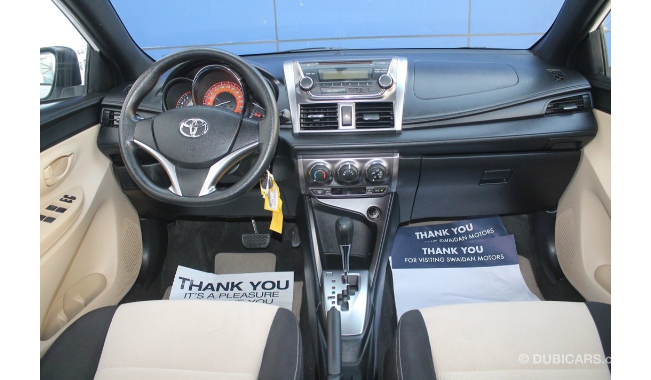 Toyota Yaris 1.3L HB 2015 MODEL GCC SPECS WITH DEALER WARRANTY