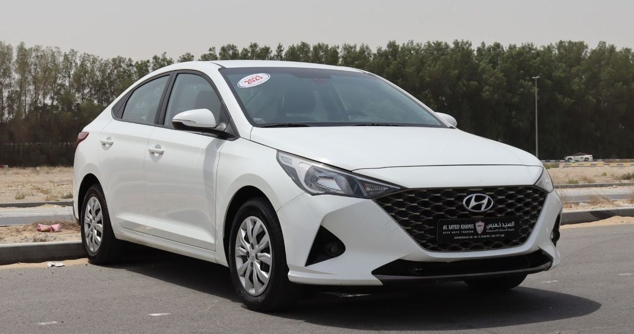 Hyundai Accent A 2023 Hyundai Accent car in excellent condition, Gulf spec, with no accidents and a mileage of 58,0