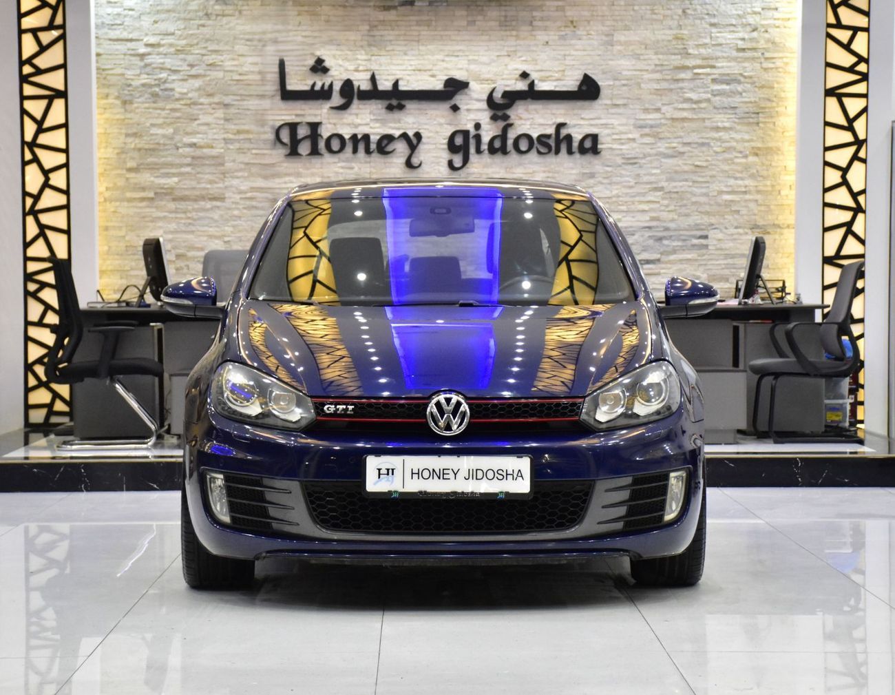 Volkswagen Golf GTI EXCELLENT DEAL for our Volkswagen GTi ( 2013 Model ) in Blue Color GCC Specs