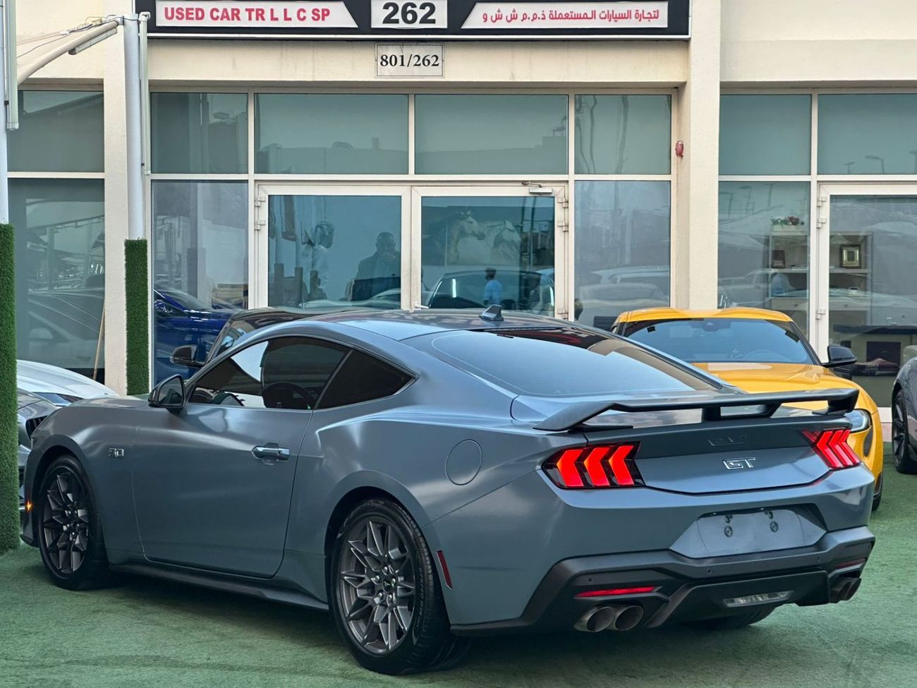 فورد موستانج فورد موستانج GT 5.0  خليجي صبغ وكاله تشييكات وكاله تحت الضمان بحاله ممتازه